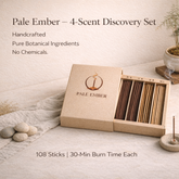 Natural Incense Discovery Set – 4 Handcrafted Botanical Incense Sticks