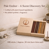 Natural Incense Discovery Set – 4 Handcrafted Botanical Incense Sticks